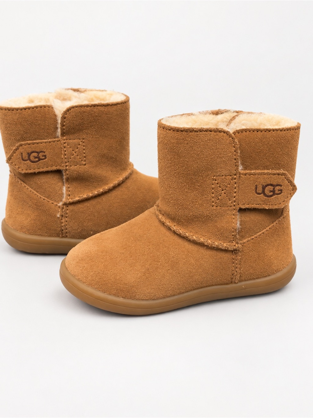 UGG Keelan II Toddler Boots Chestnut Suede Size 6